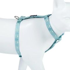 Schesir Perro Pollo con Calabaza (Boîtes) - Harnais pour chat réfléchissant Freecat Bleu 10 mm x 19/30 cm