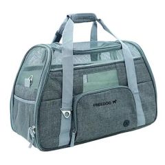 Freedog Transportin Crossworld Gris 51x23x35Cm