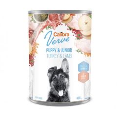 Calibra Dog GF Verve Junior Turkey & Lamb (Boîtes) 6 x 400 gr