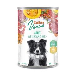 Calibra Dog GF Verve Adult Boar & Beef (Boîtes) 6 x 400 gr