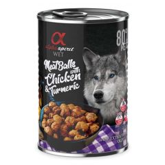 Alpha Spirit Meatballs Poulet et curcuma 400 gr x 12 (Envoi 3 - 5 jours)