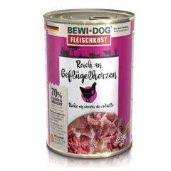 Bewi Dog Rich in Poultry Hearts (Boîtes) 6 x 400 gr