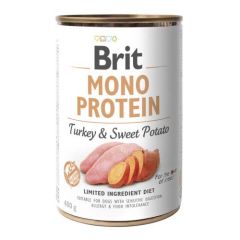 Brit Mono Protein Turkey & Sweet Potato (Boîtes) - 6 x 400 gr