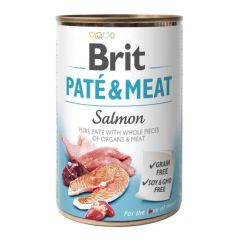 Brit Pate & Meat Salmon (Boîtes) - 6 x 400 gr