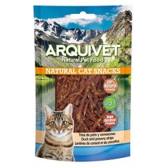 Lanières Canard et Crevettes - 50Gr Arquivet