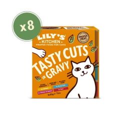Lily's Kitchen Tasty Cuts In Gravy Tins Cat Multipack 8X85 Gr (Expédition 3 - 5 jours)