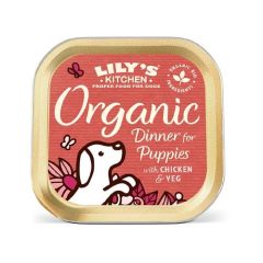 Lily's Kitchen Organic Dinner For Puppies 11X150 Gr (Expédition 3 - 5 jours)