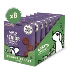 Lily's Kitchen Turkey & White Fish Bites For Senior Dogs 8X70 Gr (Expédition 3 - 5 jours)