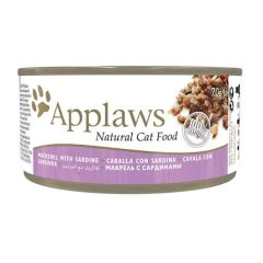 Applaws Cat Boîtes Maquereau et sardine(70 gr x 24)