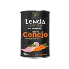 Lenda Dog Rabbit Pâté  (Boîtes) - 400 gr x 12