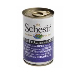 Le produit Schesir Chat Thon et Filets de Boeuf (boîtes)