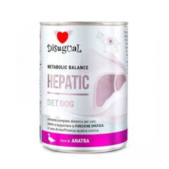 Disugual Dog Diet Hepatic Duck - 6 x 400 gr