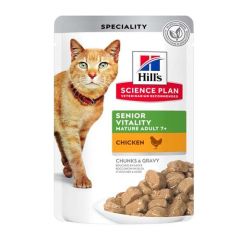 Hill's Feline Mature Adult Senior Vitality (Sobres)
