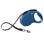 Laisse extensible Flexi Classic Ruban bleu
