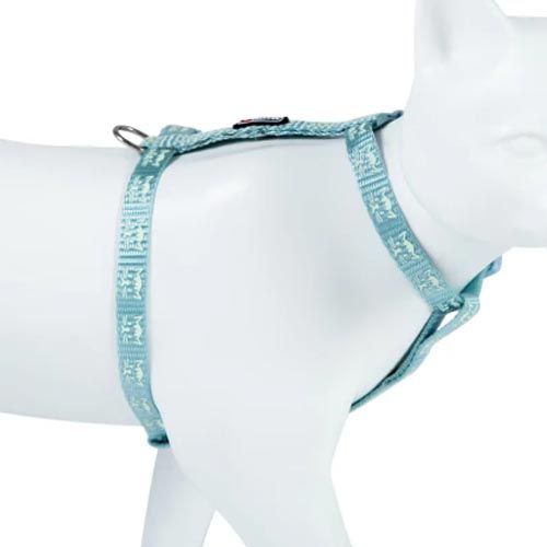 Harnais pour chat réfléchissant Freecat Bleu 10 mm x 19/30 cm