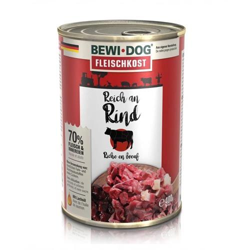 Bewi Dog Rich in Beef (Boîtes) 6 x 400 gr
