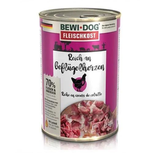 Bewi Dog Rich in Poultry Hearts (Boîtes) 6 x 400 gr