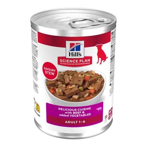 Hill's Canine Adult Ragoût de bœuf et légumes (boîtes) - 12 x 363 gr