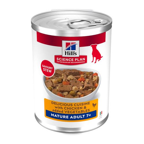 Hill's Canine Mature Adult Stew Chicken & Vegetables (Boîtes) - 12 x 363 gr