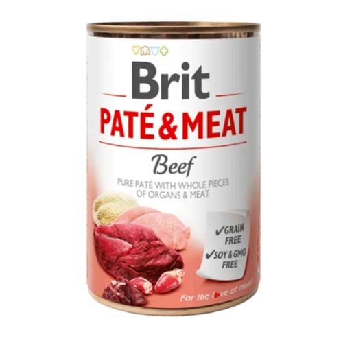 Brit Pate Meat Beef (Boîtes) - 6 x 400 gr