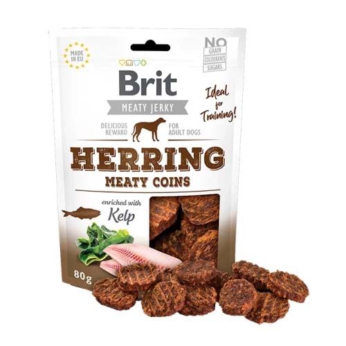 Brit Jerky Snack Meaty Coins Herring - 80 gr
