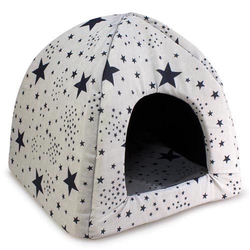 Igloo Étoiles Noires 45X45X40Cm Arquivet