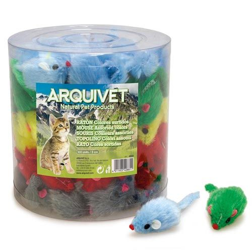 Souris Couleures assorties (100 unités/boîte) Arquivet