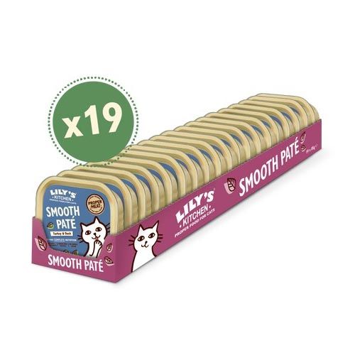Lily's Kitchen Smooth Paté For Cats Turkey & Duck 19X85 Gr (Expédition 3 - 5 jours)