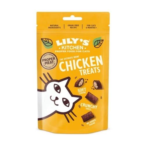 Lily's Kitchen Chicken Treats For Cats 10X60 Gr (Expédition 3 - 5 jours)