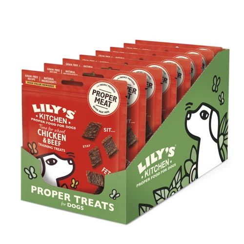 Lily's Kitchen Time For School Chicken & Beef Training 8X70 Gr (Expédition 3 - 5 jours)