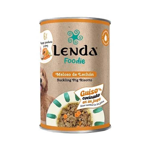 Lenda Dog Foodie Suckling Pig Risotto (Boîtes) - 400 gr x 12