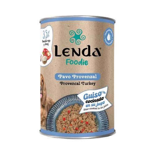 Lenda Dog Foodie Provencal Turkey (Boîtes) - 400 gr x 12