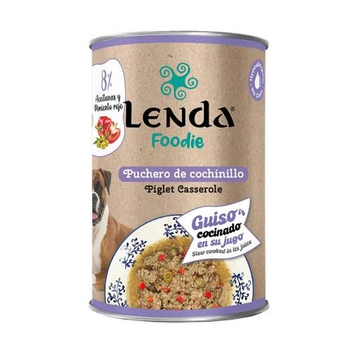 Lenda Dog Foodie Piglet Casserole (Boîtes) - 400 gr x 12