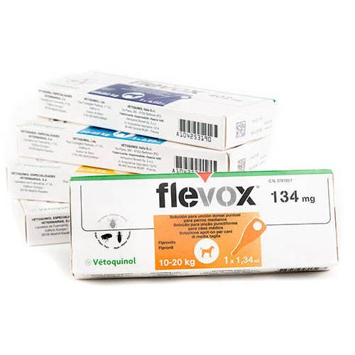 Pipettes Flevox pour chiens
