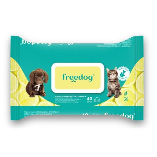 Toallitas Húmedas Citronela Freedog