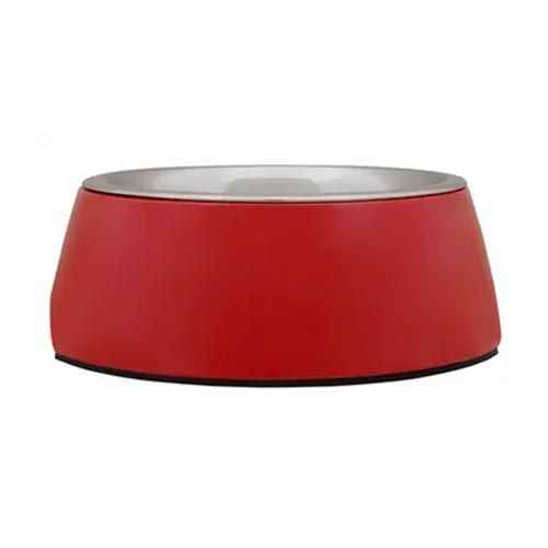 Bol Freedog Melamina Inox Rojo