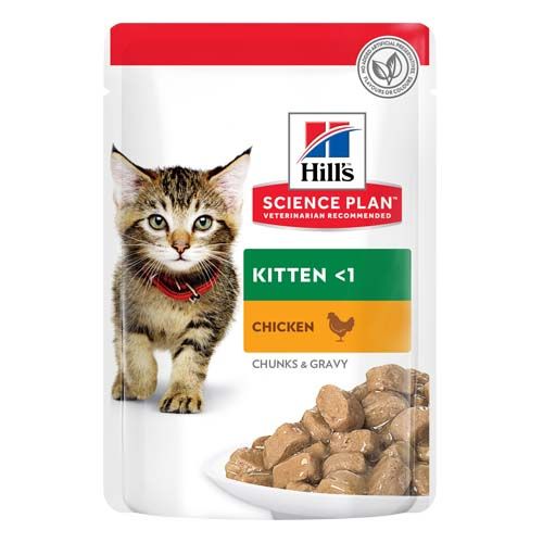 Hill's Feline Kitten Poulet (sachets)