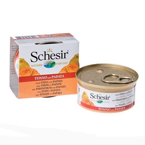Schesir Chat Tuna et Papaya(boîtes)