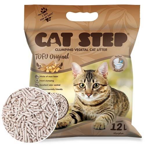 Cat Step Tofu Original Litière végétale biodégradable pour chats