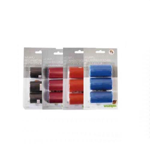 Wuapu Sacs hygiéniques (3 rouleaux)