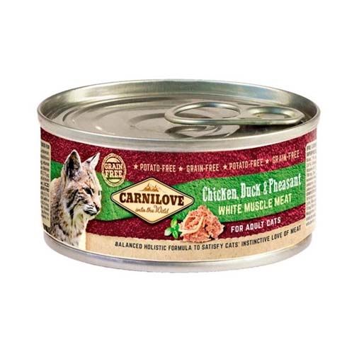 Carnilove Cat Adult Chicken & Duck (Boîtes) - 12 x 100 gr